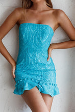 Load image into Gallery viewer, Lace Crochet Mini Dress