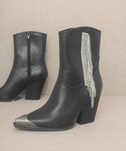 Load image into Gallery viewer, OASIS SOCIETY Kai - Rhinestone Fringe Boots