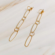 Load image into Gallery viewer, Dangle Dainty Chain Earrings