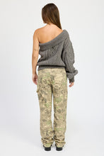 Load image into Gallery viewer, OVERSIZED ONE SHOULDER SWEATER