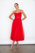Load image into Gallery viewer, Tulle Ballerina Midi Dress